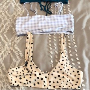 2 zaful bikini tops size medium